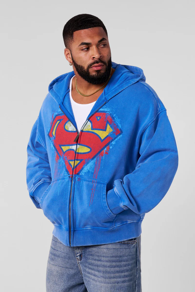 Zip-Up Superman Drip - Superman Drip Zip-Up imagen 3